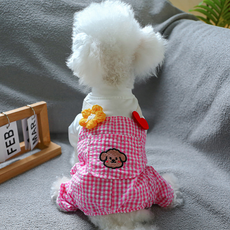 Plaid Teddy Suit