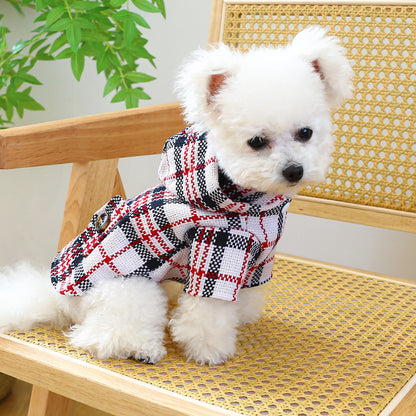 Plaid Raincoat