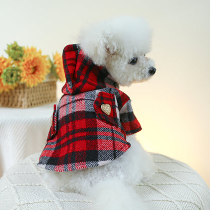 Plaid Raincoat