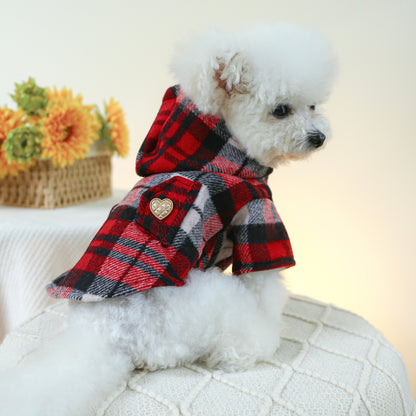 Plaid Raincoat