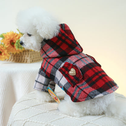 Plaid Raincoat