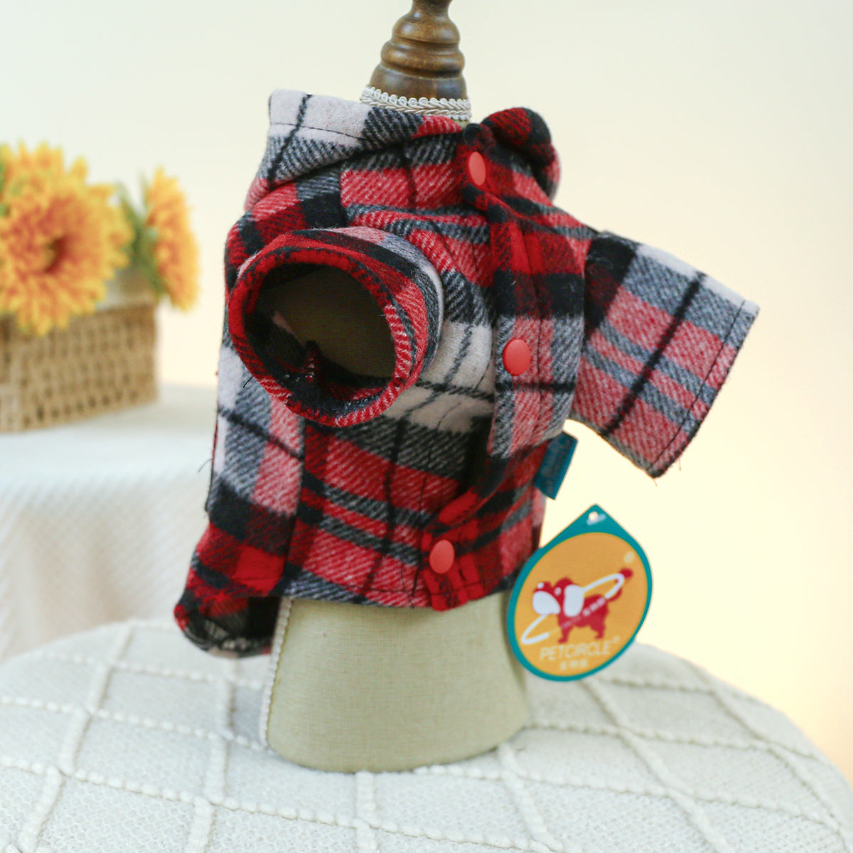 Plaid Raincoat