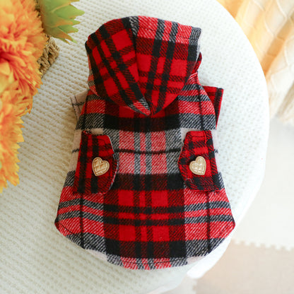 Plaid Raincoat